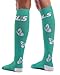 SLS3 Compression Socks for Women 20-30 mmHg Knee High - Graduated Compression - Sports, Travel, Everyday Wear