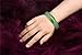 Parma77 Burmese White Green Jade Jadeite Queen Bangle Bracelet Christmas Gift