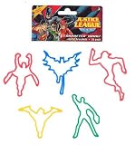 Forever Collectibles DC Comics Justice League Logo Bandz Bracelets Forever Collectibles DC Comics Justice League Logo Bandz Bracelets
