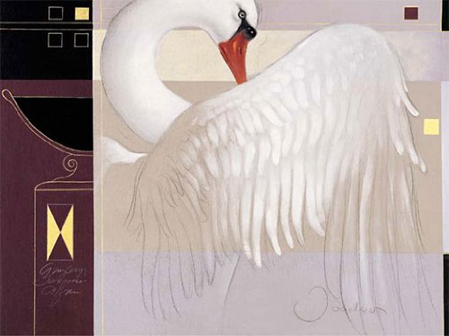 Eurographics JO2118 Joadoor, Majestic 40 x 50 cm, Hochwertiger Kunstdruck - Schwan Preisvergleich