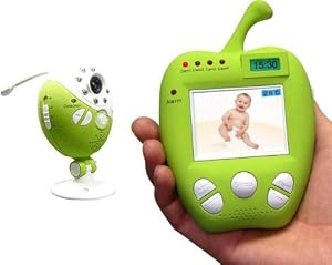 Digital Wireless Video Audio Baby Monitor With Night Vision, Lullabies, Celsius Temperature And Motion Alarm And One Camera Set