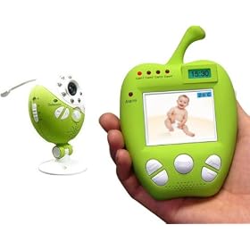 Digital Wireless Video Audio Baby Monitor with Night Vision, Lullabies, Celsius Temperature and Motion Alarm and One Camera Set