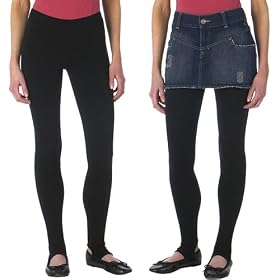 Amazon.com: Juniors' Xhilaration® Stirrup Leggings - Ebony: Apparel from amazon.com