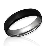 Schwarzer Unique Titanring - TR-114 Preisvergleich