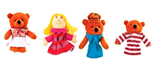 Childrens Toyshop  Toys : Maxim 4pc. Finger Puppet Set - Goldilocks and the 3 Bears