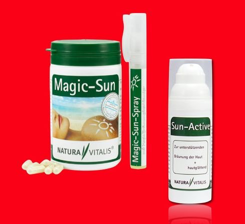 Natura Vitalis 150 Kapseln Magic Sun Hydro + Sun Active Creme (50ml) Preisvergleich