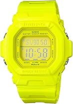 Casio Women's Baby-G Square Luminous Yellow Digital Watch #BG5602-9DR
