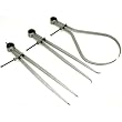 3 Inside Outside Divider Calipers Machinist Tools 12"