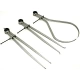 3 Inside Outside Divider Calipers Machinist Tools 12"