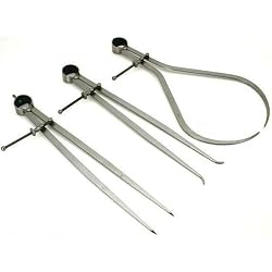 3 Inside Outside Divider Calipers Machinist Tools 12"