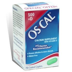 Oscal 500 Plus Vitamin D Tablets For Strong Bones - 75 Supplements