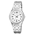 Casio - LTP-1310D-7BVEF - Montre Femme - Quartz Analogique - Cadran Noir - Bracelet Acier Argent