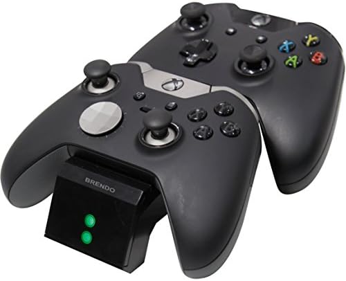 BRENDO Xbox One Elite and Standard Controller Charging Dock (Compatible with Elite controller)