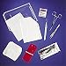 E*Kits Incision and Drainage Tray - Sterile Incision & Drainage Tray - Incision and Drainage Tray, 20 Unit / Case Contains: Adson Thumb Wire Forceps, Kelly Wire Forceps, Scalpel (No. 11), 4 Gauze (4'x4'), Alcohol Prep Pad, PVP Prep Pad, Polybag, Fenestrated Drape, Paper Towel, CSR Wrap