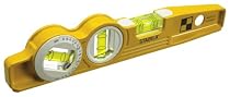 Stabila 25360 Die Cast Magnetic Torpedo with 360-degree vial and V-groove frame