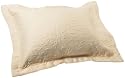 Stylemaster Patricia Matelasse Woven Pillow Sham Standard, Ivory