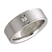 0.18 CT DIAMOND MENS WEDDING RING WHITE GOLD