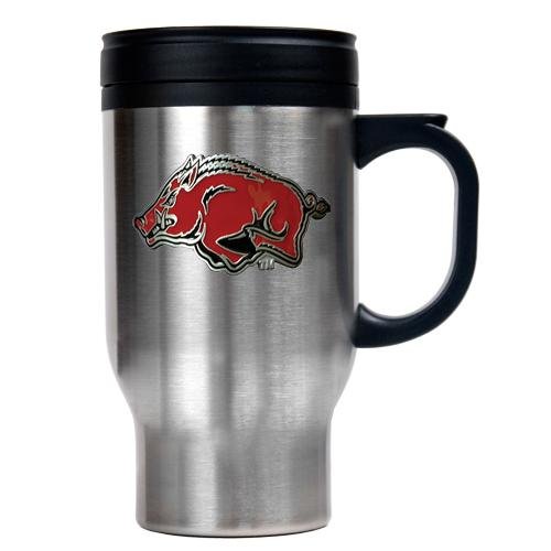 Arkansas Razorbacks 16-Ounce Stainless Travel Mug