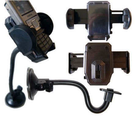 Childrens Toyshop  Electronics : U-Bop 7 inch Universal Windscreen Car Mount Suction Holder , Black , Palm Treo 750