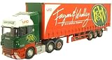 Review Oxford Diecast  / Oxford Diecast Haulage Company SCA01CS Scania R420 Topline C/Side - Fagan & Whalley Ltd. 1:76