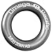 Omega Pacific Rappel Ring, Gray, Forged Aluminum Aircraft Alloy for Bail-Outs and Rap Stations