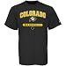 Russell Colorado Buffaloes Black Baseball T-shirt