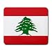 Lebanon Flag Mouse Pad