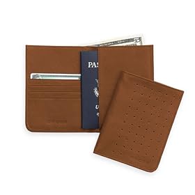 Cross Toffee Pebbled Leather Passport Wallet