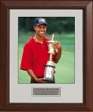 TIGER WOODS U.S. AMATEUR CHAMPION: 1994, 1995, 1996 - AN UNPRECEDENTED THREE CONSECUTIVE TITLES - 16x20 (Frame Size 24x27)