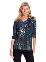 Blueberry Camiseta Manga Larga Bella (Negro)