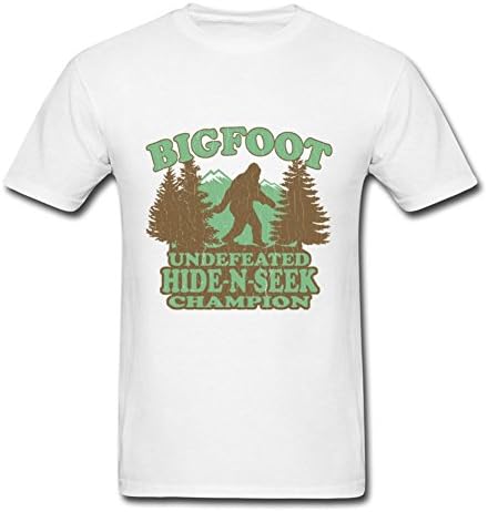 Artful Customs Men T-shirt Bigfoot Funny Vintage Printed X-large