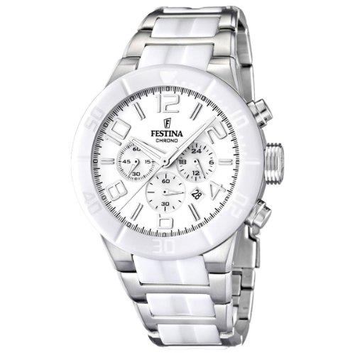 Festina Damen-Armbanduhr XL Trend Ceramic Lady Chronograph Edelstahl F16576/1 Preisvergleich