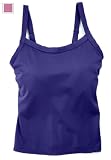 Jessica London Plus Size Inches Off Scoopneck Tankini Top