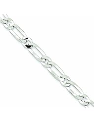 Genuine .925 Sterling Silver 7.25mm Chain 24 Inch Length 40.5 Grams. 100% Satisfaction Guaranteed.