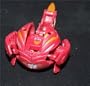 Bakugan Battle Brawlers B2 Bakupearl Series: Red Limulus 510G LOOSE