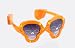 SKULL Shaped Light Up Glasses Halloween Costume Accessory Orange GOTHIC Dept 56