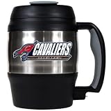 NBA Cleveland Cavaliers 52-Ounce Stainless Steel Macho Travel Mug with Bottle Opener