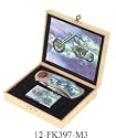 New Collectible Knife and Lighter Gift Motorcycle