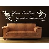 Wandtattoo Gib jeden Tag die Chance Nr.111 Wandaufkleber Wandmotiv (Gr��e: 1,59m x 56cm)von "wandmotiv24"