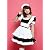 【送料無料】売れてます!!定番メイド服コスチューム(ブラック)/AKB/コスプレ/女子高生衣装/ハロウィン/クリスマス/セクシー撮影/E113黒