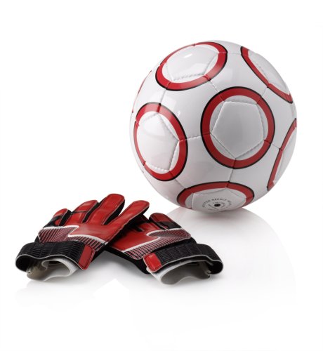 Football & Goalkeeper Gloves Set