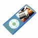 Electronics : BLUE Silicone Skin Case Cover for Apple iPod Nano 4th Gen Generation 4G new Nano-Chromatic 8gb & 16gb + Screen Protector & Lanyard