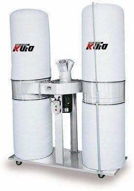 Kufo Seco 5 HP 3,900 CFM 3-Phase 220V/440V Vertical Bag Dust Collector