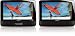 Philips PD9122/05 Dual 9 inch Screen Portable DVD Player with Car Adapter and Mounting Strap