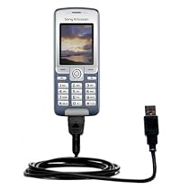 Classic Straight USB Cable for the Sony Ericsson k310a with Power Hot Sync and Charge capabilities - Gomadic Brand w/ TipExchange Technology