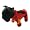 Alfie Couture Designer Pet Apparel - Waylon Devil Costume Jumper with wings and horns - Color: Red, Size: S