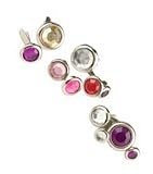 Crystal Brads 60/Pkg-Circle Brights