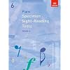 Piano Specimen Sight-Reading Tests, Grade 6 (ABRSM Sight-reading)