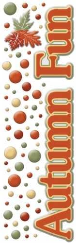 Cloud 9 Rain Dot Dimensional Epoxy Stickers - Autumn Fun