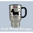 Dandie Dinmont Terrier Love Stainless Steel Travel Mug